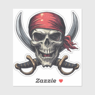 The Sea Pirate Tavern - Skull n Bones Sticker