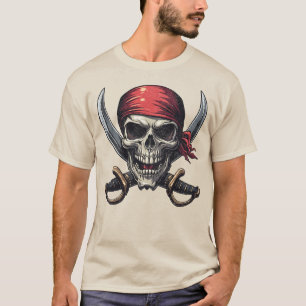 The Sea Pirate Tavern - Skull n Bones T-Shirt