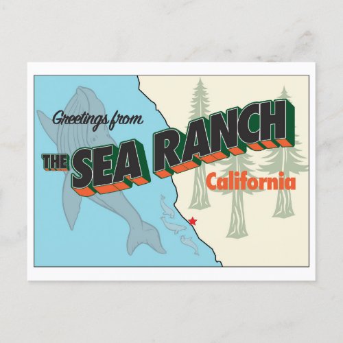 The Sea Ranch Large Letter Postcard _ version 1