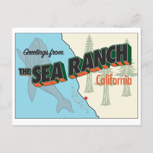 The Sea Ranch Large Letter Postcard _ version 2