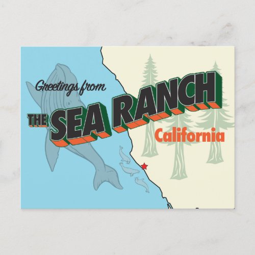 The Sea Ranch Large Letter Postcard _ version 3