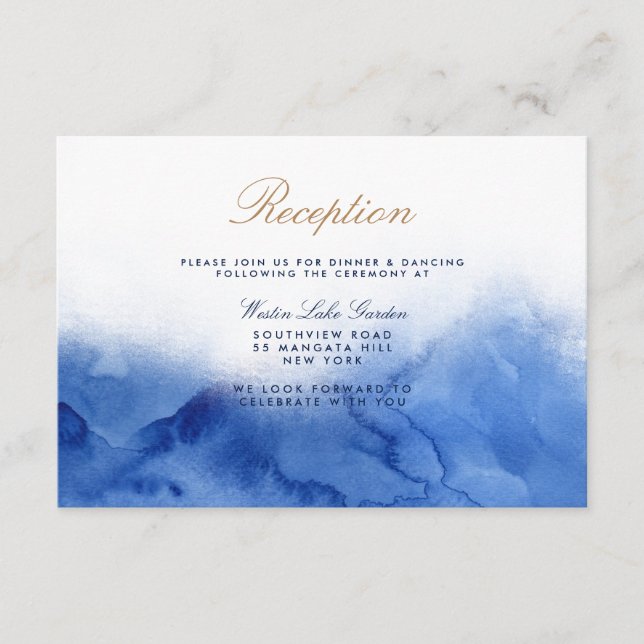 The Sea / Reception Enclosure Card (Front)