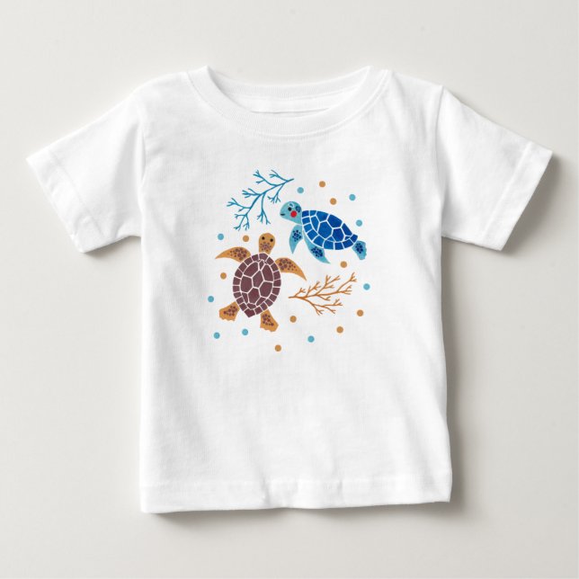 The Sea Turtle Baby T-Shirt (Front)
