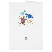 The Sea Turtle Pattern Cards (Back)
