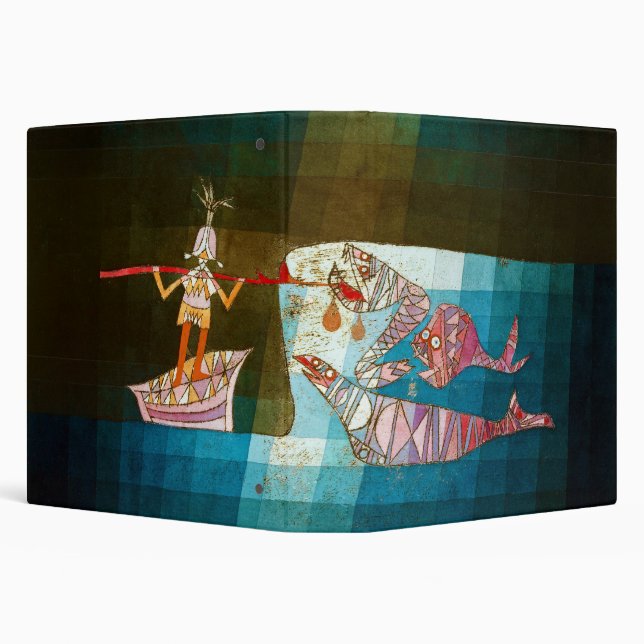The Seafarers, Paul Klee 3 Ring Binder (Background)