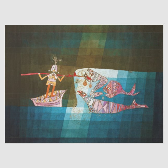 The Seafarers, Paul Klee Tissue Paper (Front)