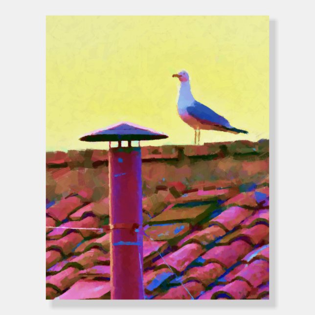 The seagull on an Afternoon of Conclave Foam Board (Front)