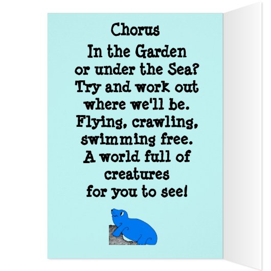 The Seal - Note size Sample Card (Inside (Left))