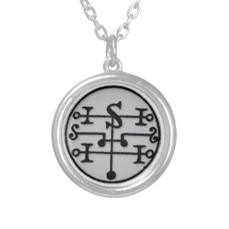 The Seal of Andromalius FIGHT WICKED PEOPLE Silver Plated Necklace