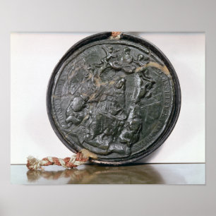 The seal of King Charles II Poster