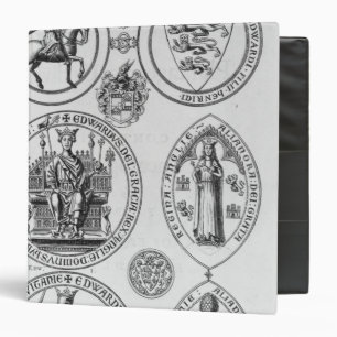 The Seals of Edward I 3 Ring Binder