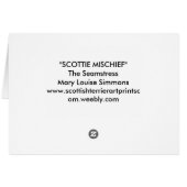 THE SEAMSTRESS (Back Horizontal)