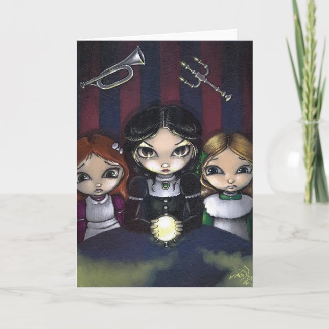 "The Seance" Greeting Card (Front)