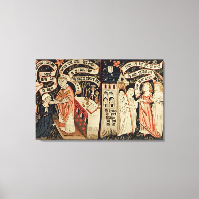 The Search after Truth, German, c.1490 Canvas Print (Front)