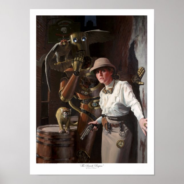 "The Search Begins" Poster (Front)