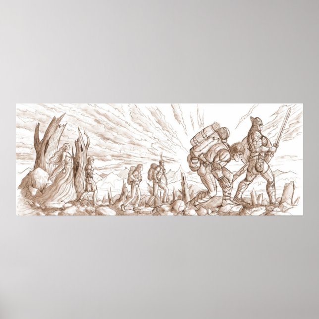 The Search print (customizable size) (Front)