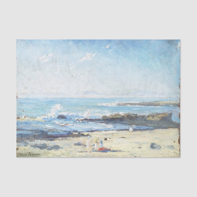 The Seashore by Alice Maud Fanner Tissue Paper (Front)