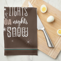 Happy Christmas Poem Kitchen Towels