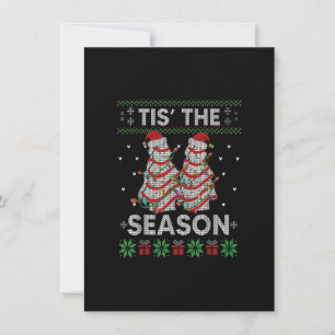 The Season Christmas Tree Cakes Debbie Becky Xmas Invitation