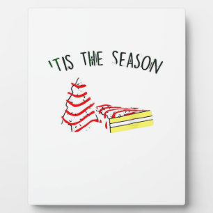 The Season Christmas Tree Plaque