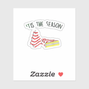 The Season Christmas Tree Sticker