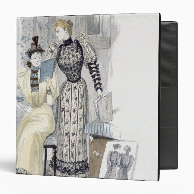 The Season, fashion plate for 'The Queen', Septemb Binder (Front/Inside)