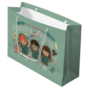 The Season is Sweeter with Friends Large Gift Bag
