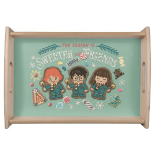 The Season is Sweeter with Friends Serving Tray