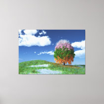 The Season Tree Canvas Print