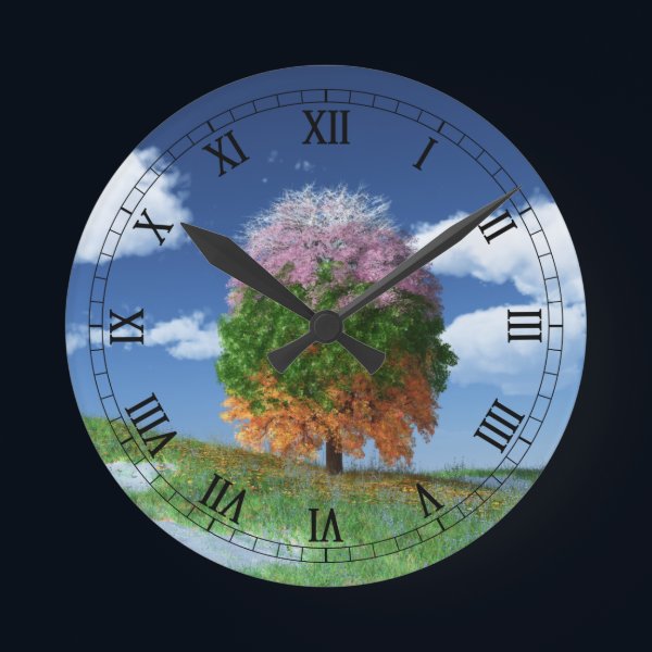 The Season Tree Clock