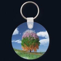 The Season Tree Keychain