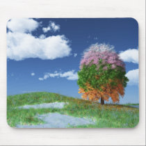 The Season Tree Mousepad