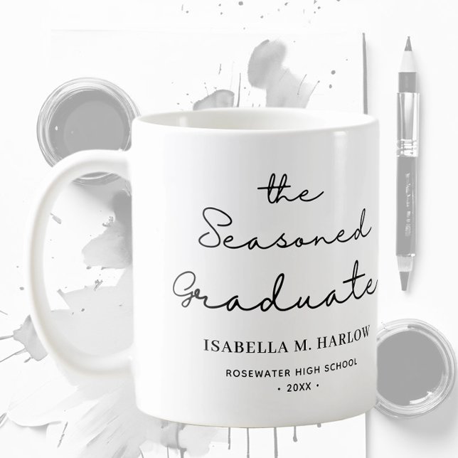 The Seasoned Graduate Personalized Coffee Mug (Creator Uploaded)