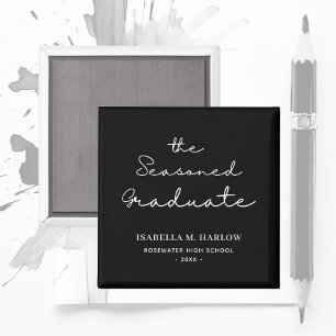 The Seasoned Graduate Personalized Magnet