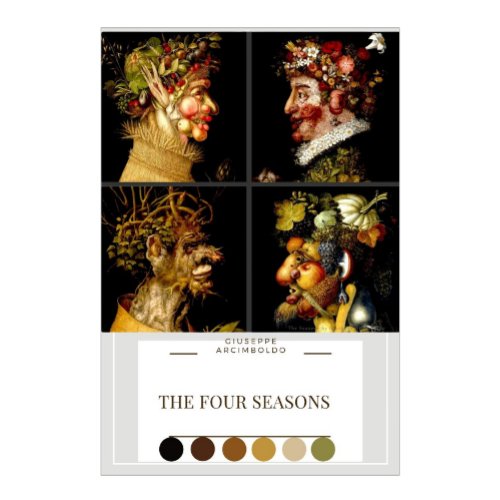 The Seasons by Giuseppe Arcimboldo  Poster