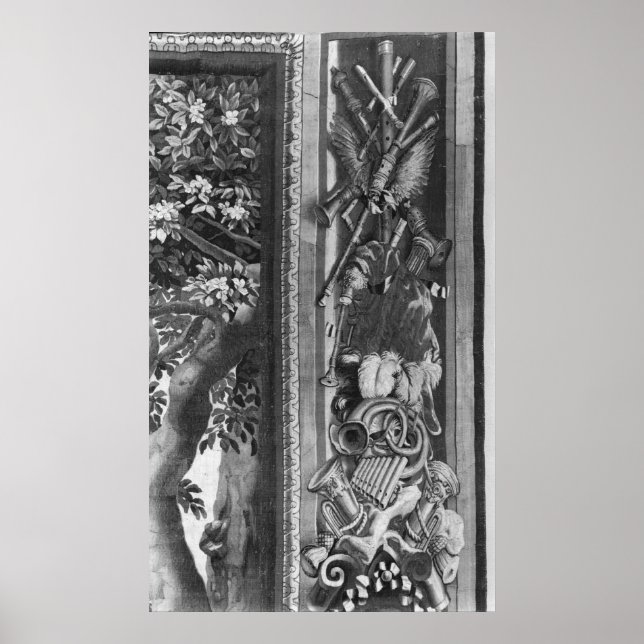 The Seasons' tapestry, border, Gobelins Factory Poster (Front)