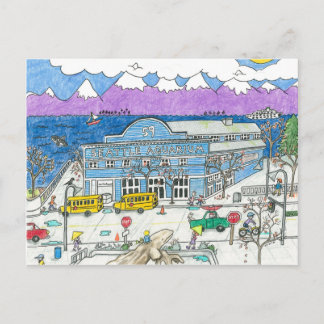 The Seattle Aquarium Postcard