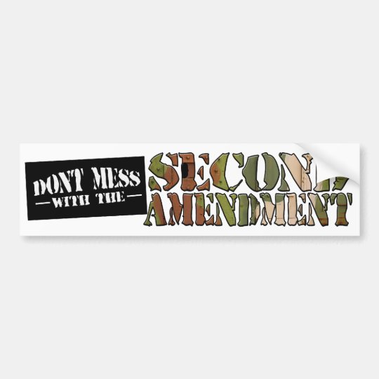 The Second Amendment Bumper Sticker