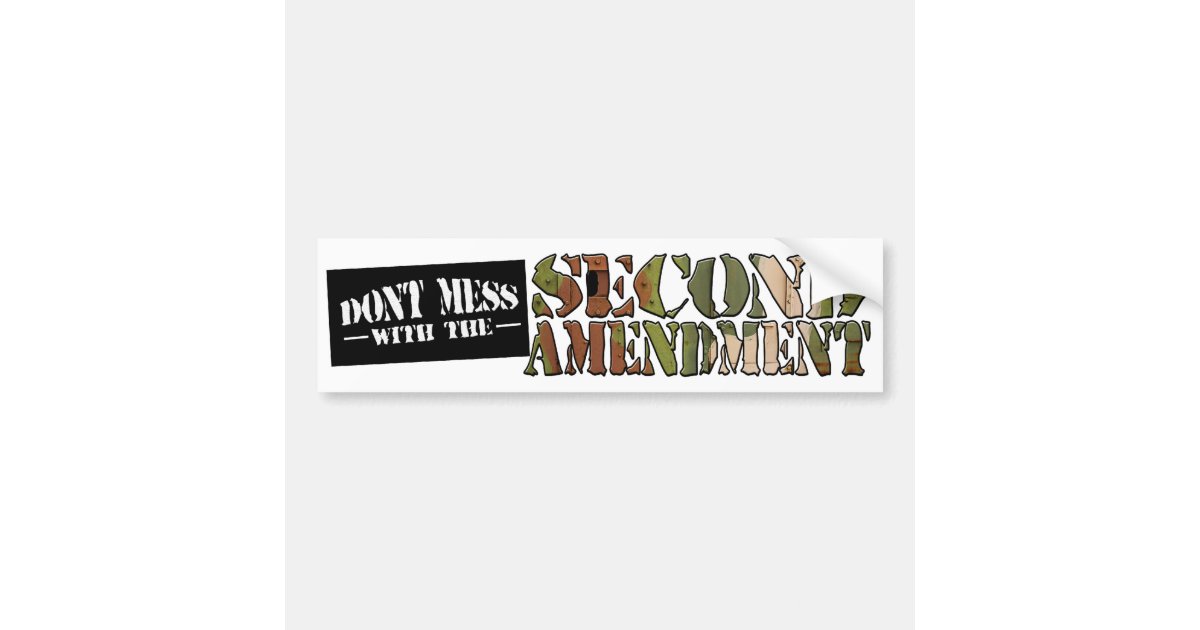 The Second Amendment Bumper Sticker