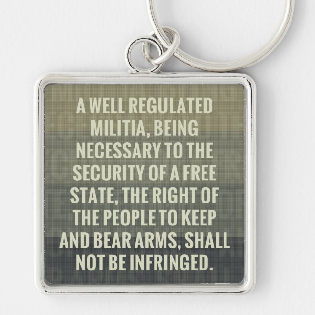 The Second Amendment Keychain (Front)