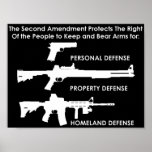 Second Amendment Protects First Amendment Poster | Zazzle