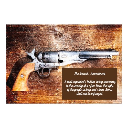 The Second Amendment To the US Constitution Photo Print