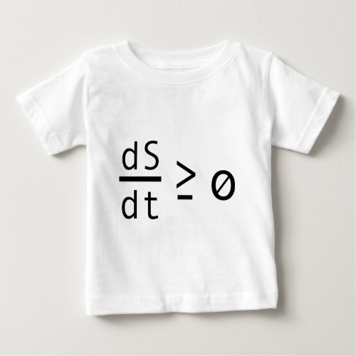 The Second Law of Thermodynamics Baby T_Shirt