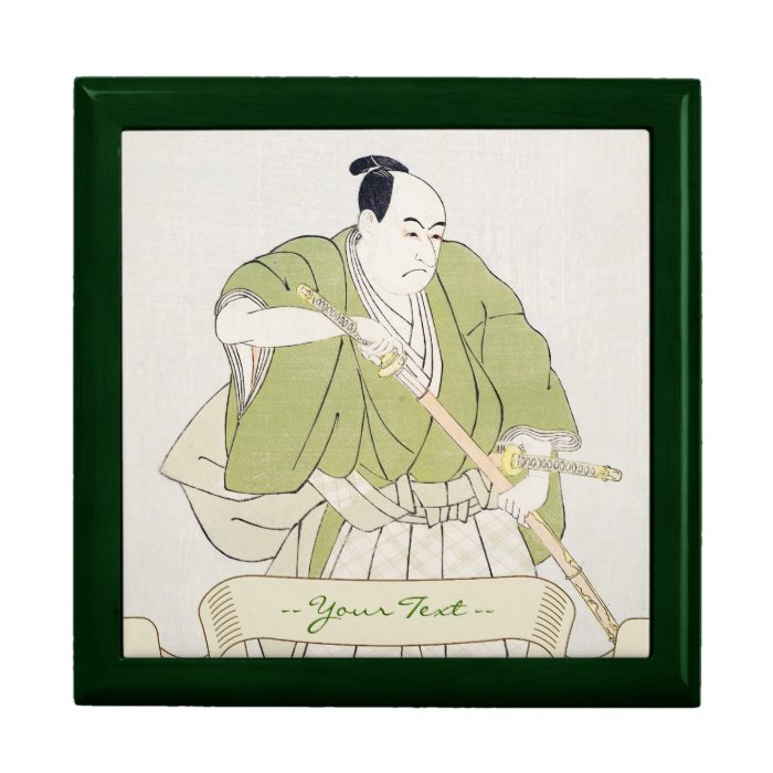 The Second Sawamura Sojuro in the Role of Yenya Keepsake Boxes