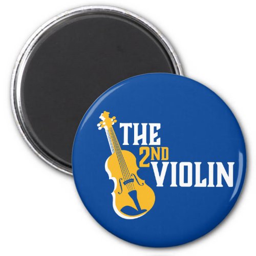 The Second Violin Player Violinist Orchestra Music Magnet