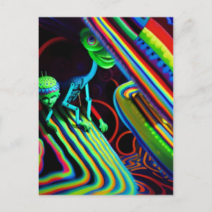 The Secret Birthday Party Ken Gage Surrealism Postcard