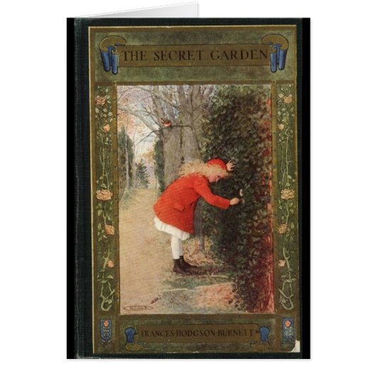 The Secret Garden Book Cover Cards (Front)