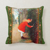 The Secret Garden Book Cover & Quote Throw Pillow The Secret Garden Book Cover & Quote Throw Pillow
