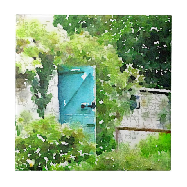 The Secret Garden Ceramic Tile (Front)