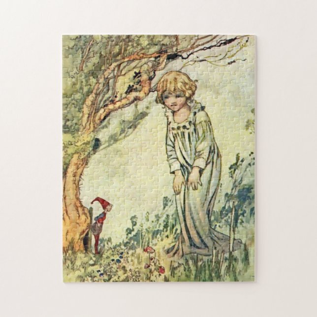 “The Secret Garden” Fairy Art by Charles Robinson Jigsaw Puzzle (Vertical)